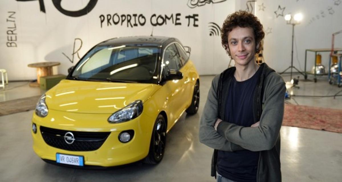 Valentino Rossi, nouveau VRP pour l'Opel Adam