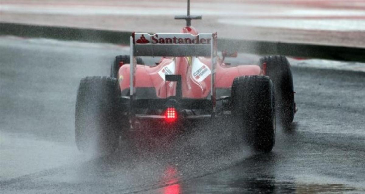 F1 2013 - Barcelone jour 1 : encore la pluie pour passagère
