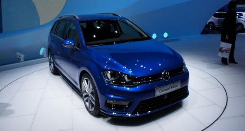  - Genève 2013 live : Volkswagen Golf Variant R-Line Concept