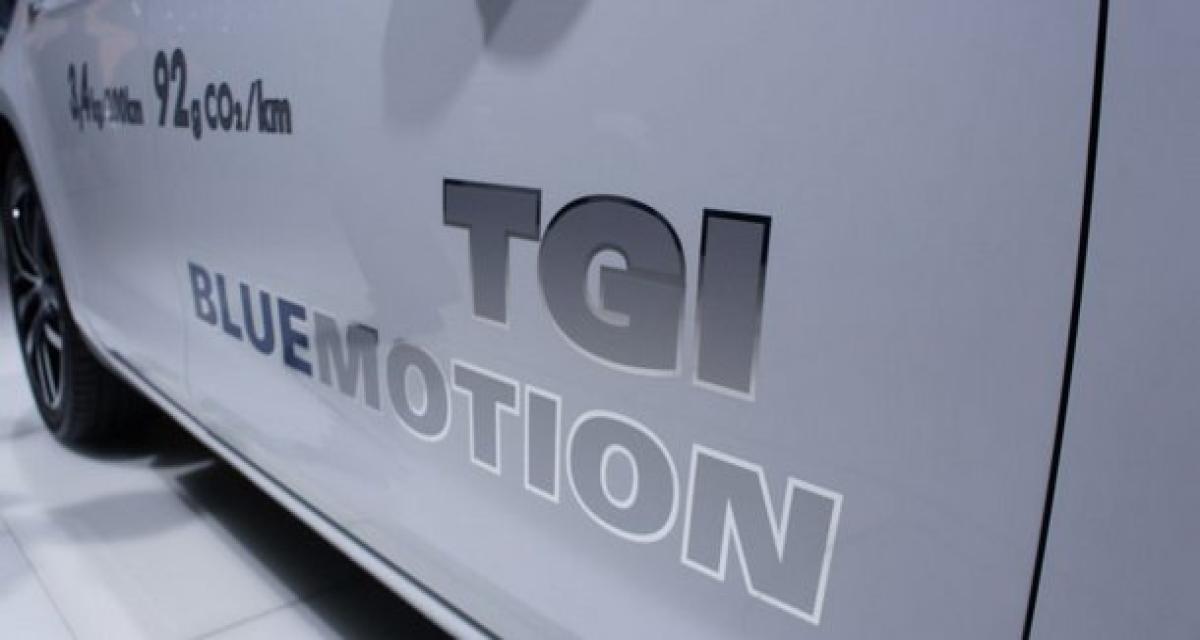 Genève 2013 live : Volkswagen Golf TGI BlueMotion