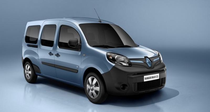  - Renault Kangoo Z.E et Maxi Z.E : les tarifs