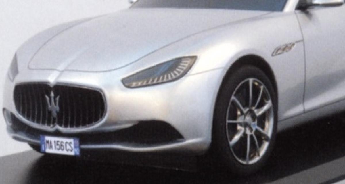 La Maserati Ghibli découverte avant l'heure ?