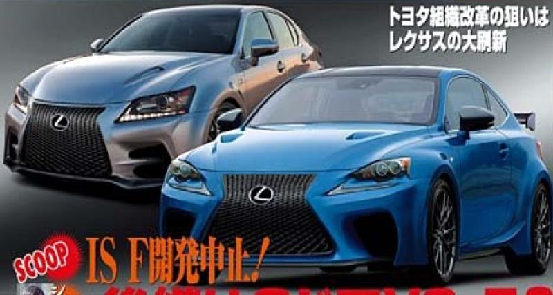  - RC F et GS F, double remplacement pour la Lexus IS F ?