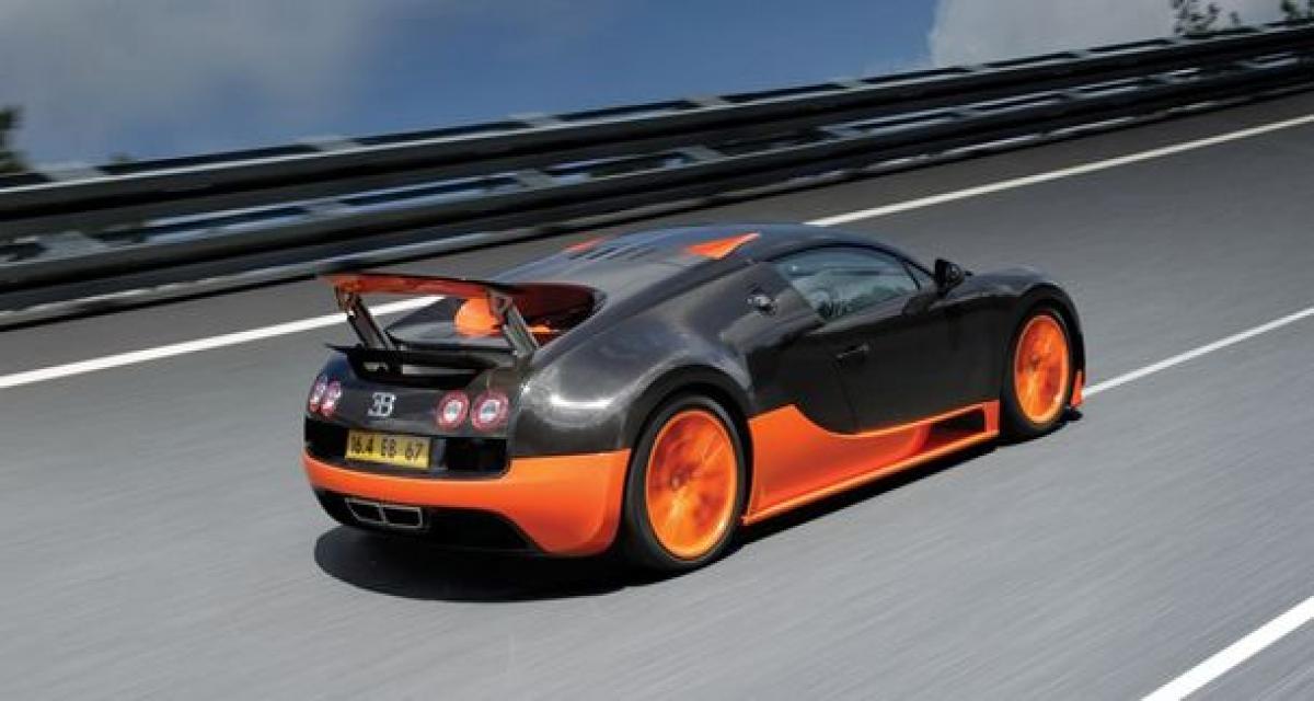 La Bugatti Veyron Super Sport n'est plus la voiture de série la plus rapide au monde