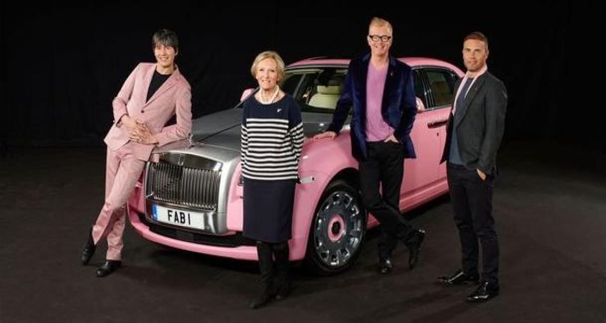 Rolls-Royce Ghost FAB1 : limousine rose pour la bonne cause