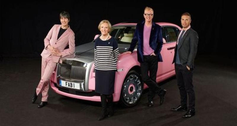  - Rolls-Royce Ghost FAB1 : limousine rose pour la bonne cause