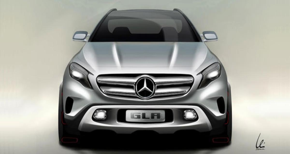 Shanghai 2013 : premières informations et photos du concept Mercedes GLA