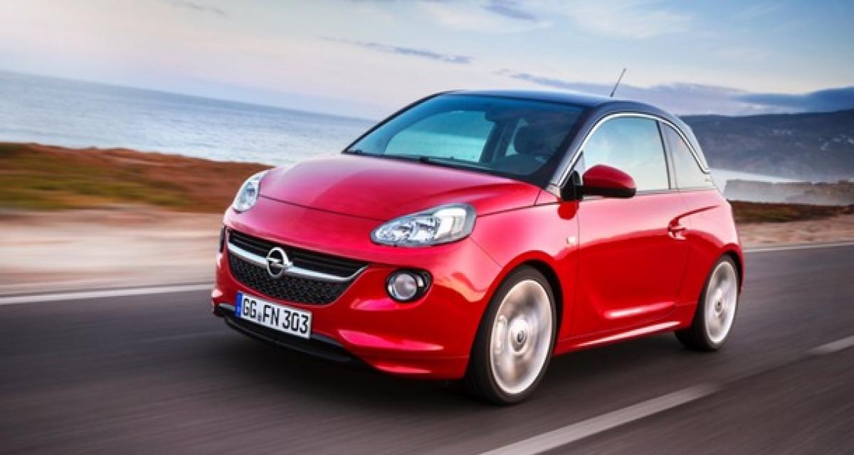 Un nouveau prix pour l'Opel Adam