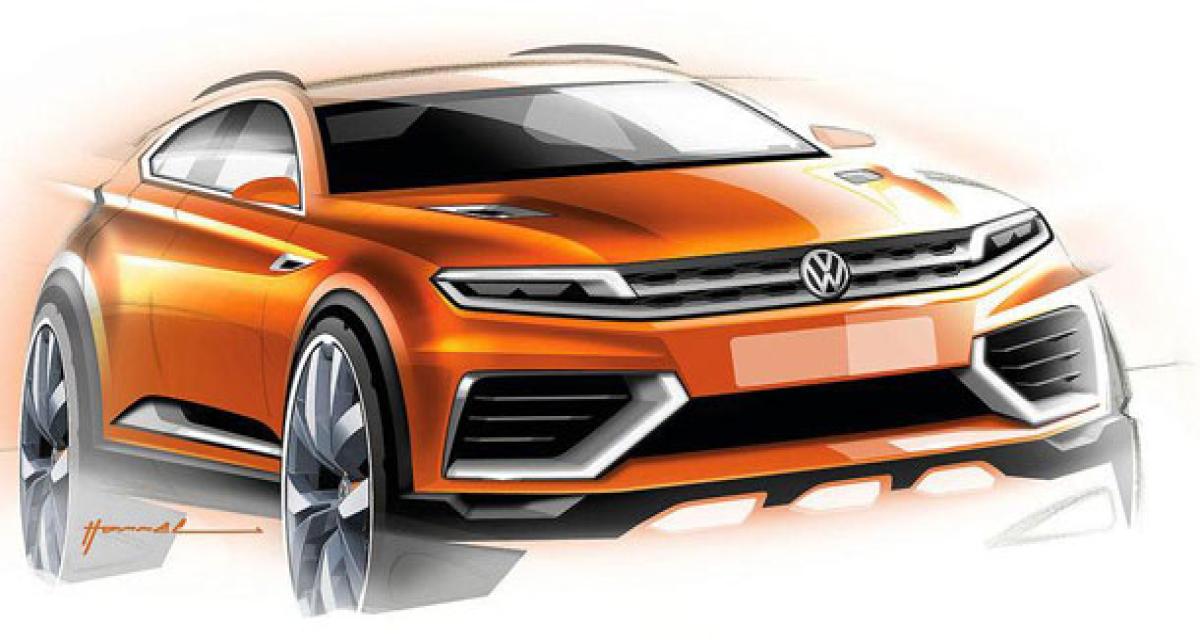Shanghai 2013 : Volkswagen CrossBlue Coupé Concept