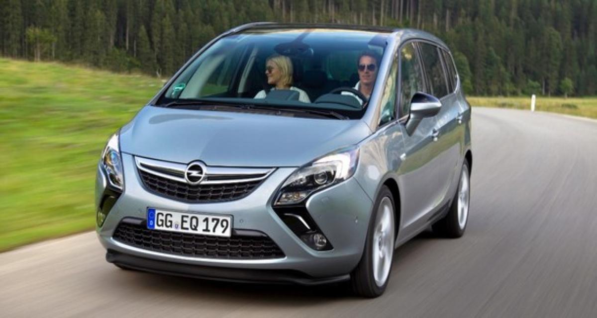 L'Opel Zafira Tourer 1.6 SIDI débarque en Allemagne