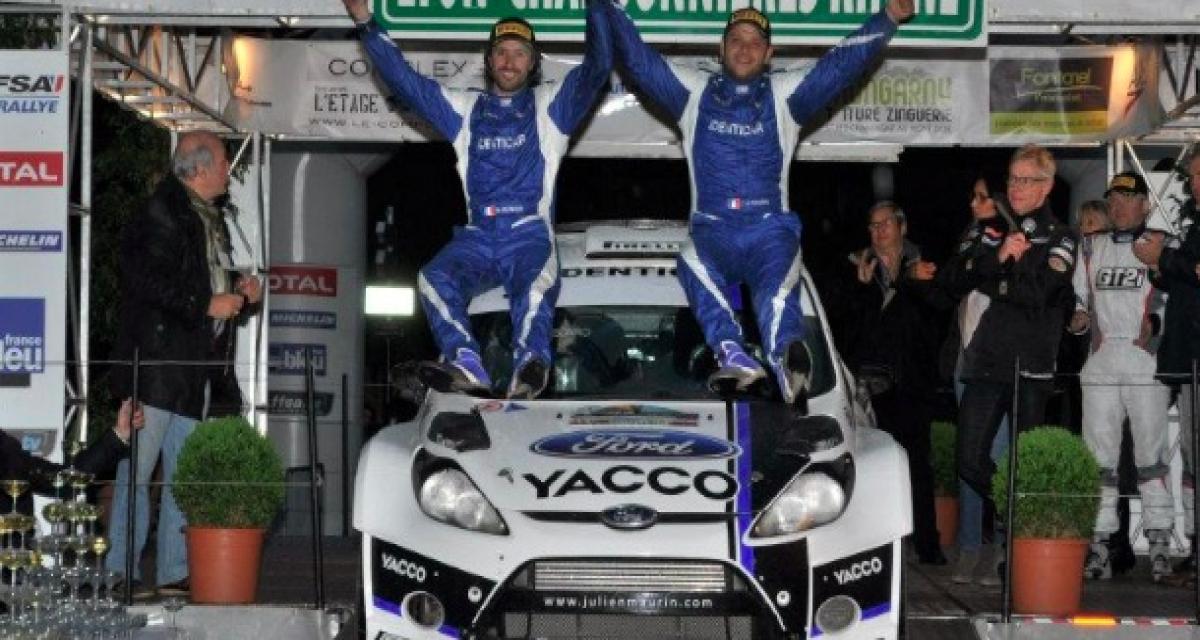 Championnat de France des Rallyes : Première victoire de Julien Maurin 