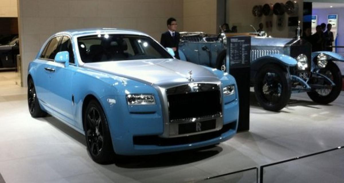 Shanghai 2013 live : Rolls-Royce Ghost Alpine Trial Centenary Collection