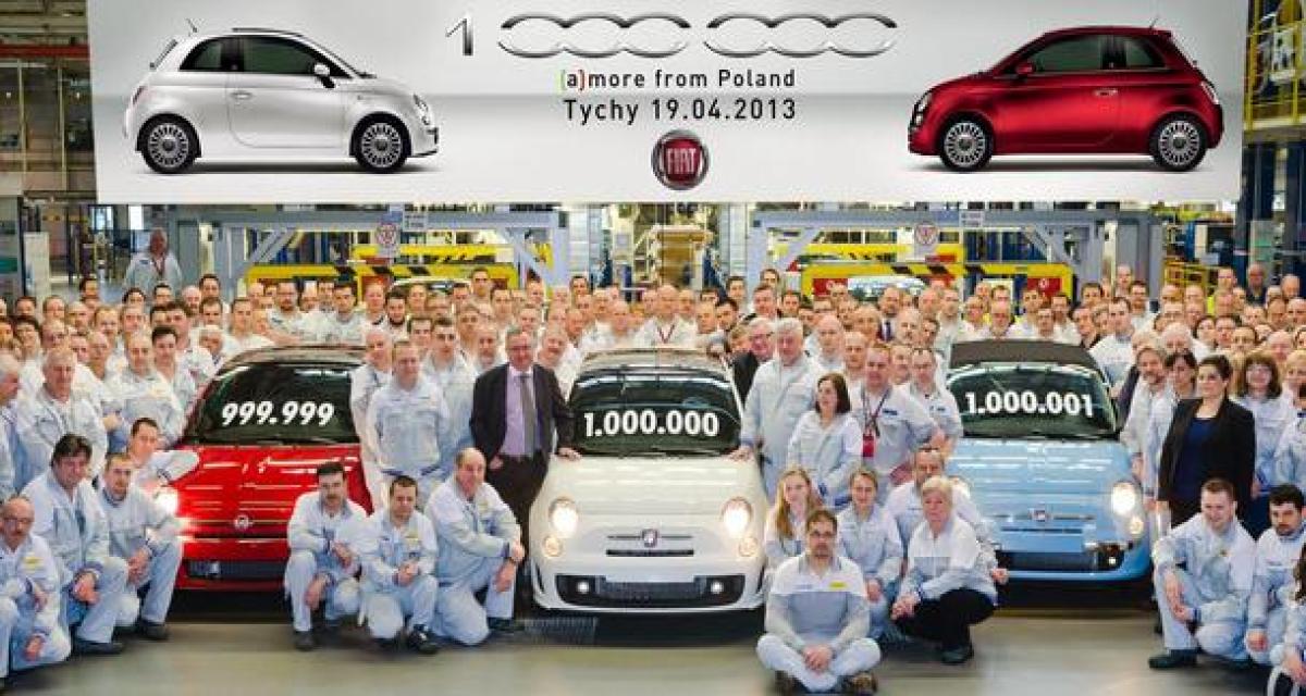 Fiat 500 : un million produit à Tychy