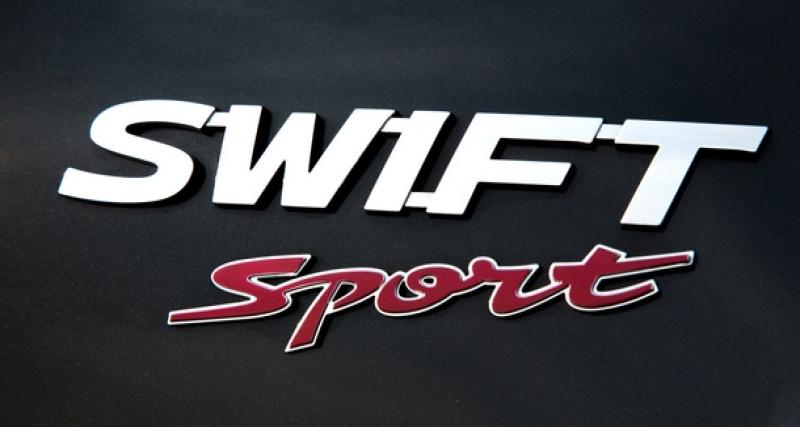  - La Suzuki Swift Sport en édition limitée