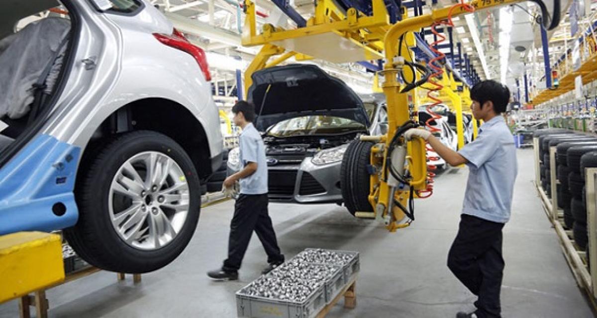 Chine : les coûts salariaux de l'industrie automobile bien en deçà de ceux observés aux USA