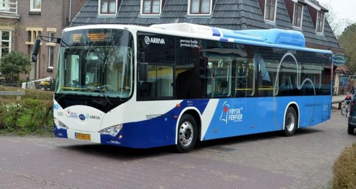 Byd vend des bus électriques en Hollande