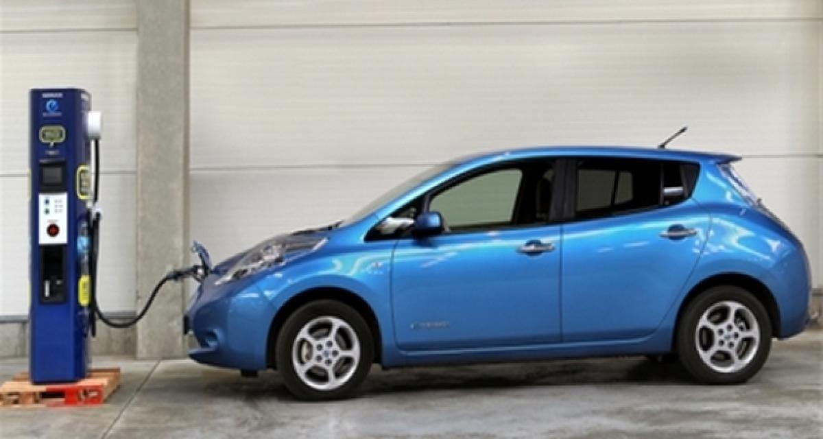 Nissan se rapproche de Avia pour des bornes de recharge