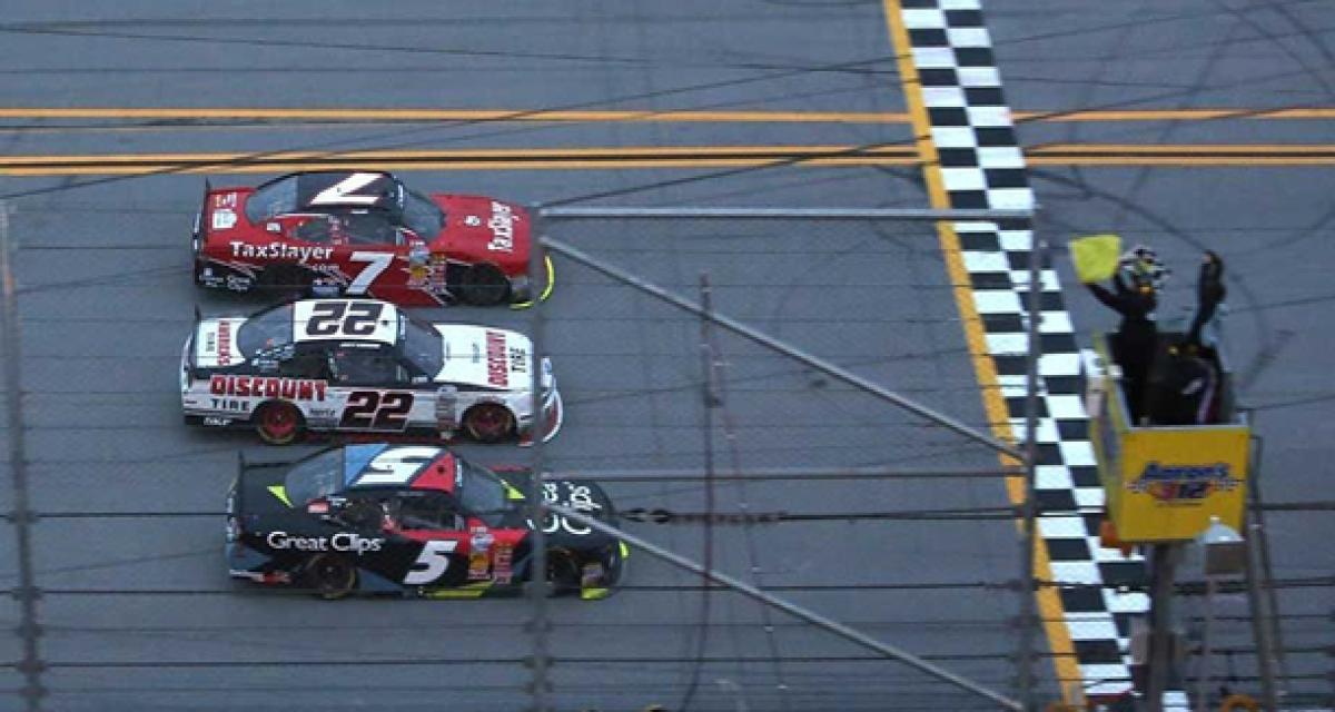 NASCAR Nationwide : Première victoire pour le JR Motorsports [Vidéo]