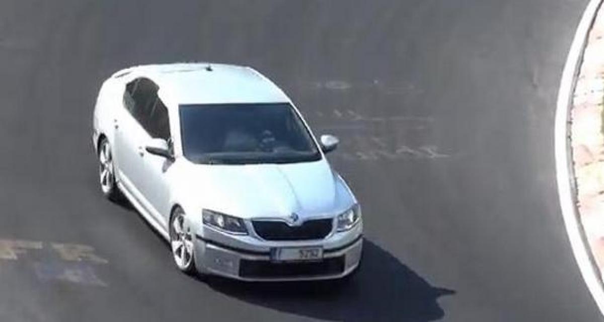 Spyshot : Škoda Octavia RS au Nürburgring (vidéo)