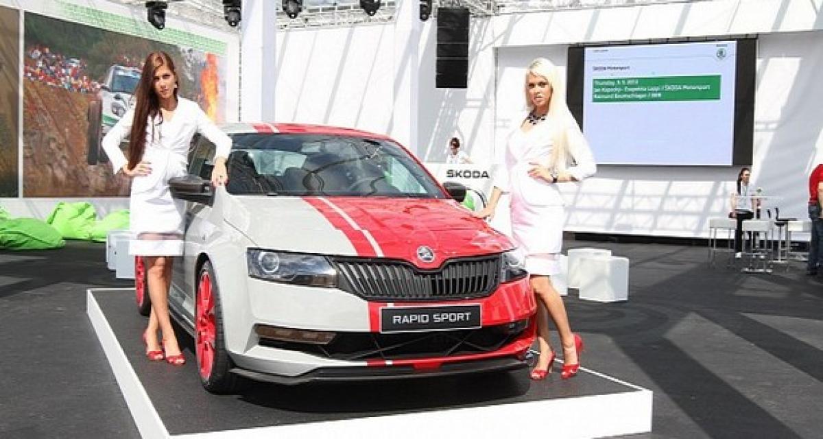 Wörthersee 2013 : Škoda Rapid Sport Concept en clair