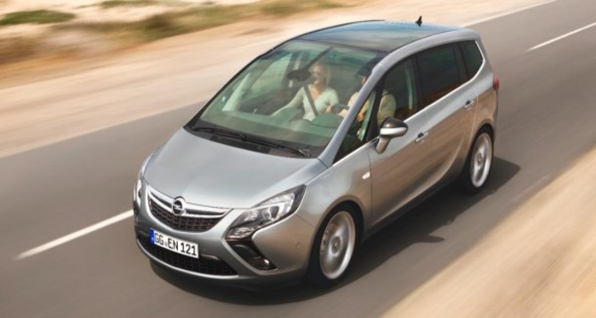 Opel: le Zafira Tourer sera produit à Rüsselsheim en 2015