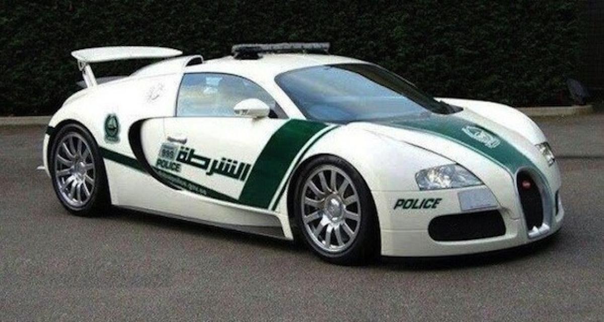 La police de Dubaï craque, maintenant, pour la Veyron 