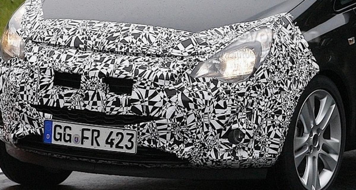 Spyshot : Opel Corsa reliftée