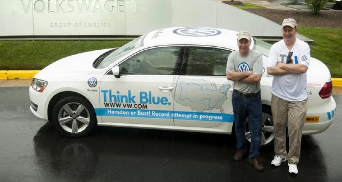 Eco-conduite : une VW Passat TDI chasse le record aux USA