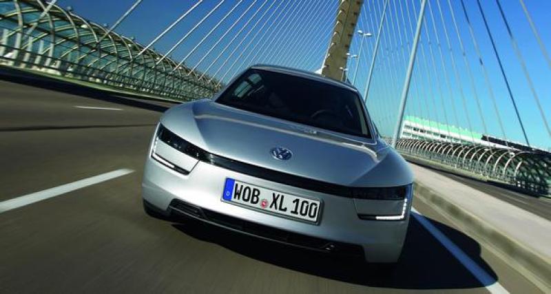  - Volkswagen XL1 : la consommation plus élevée