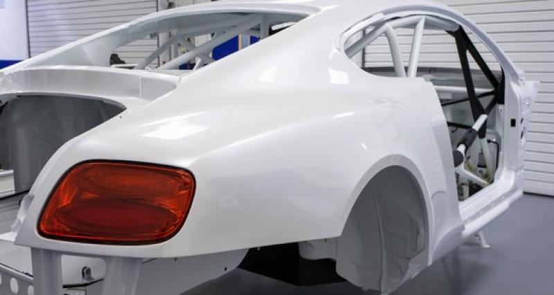  - La Bentley Continental GT3 en cours de construction