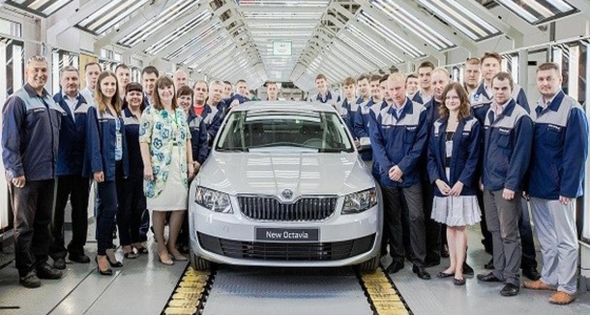 La production de la Skoda Octavia lancée en Russie