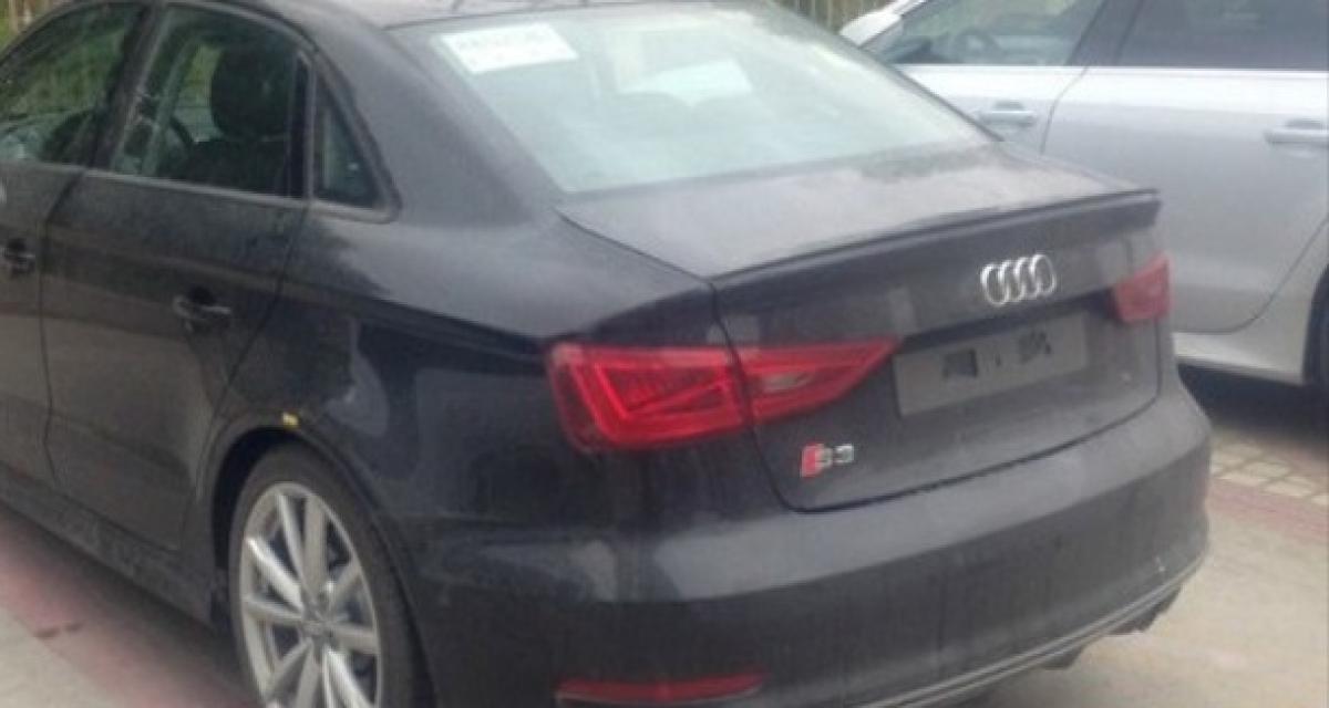 La berline Audi S3 découverte en Chine