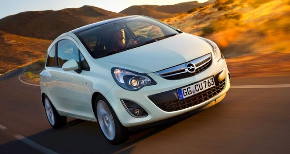 Opel Corsa : gamme un peu revue, prix globalement réduits