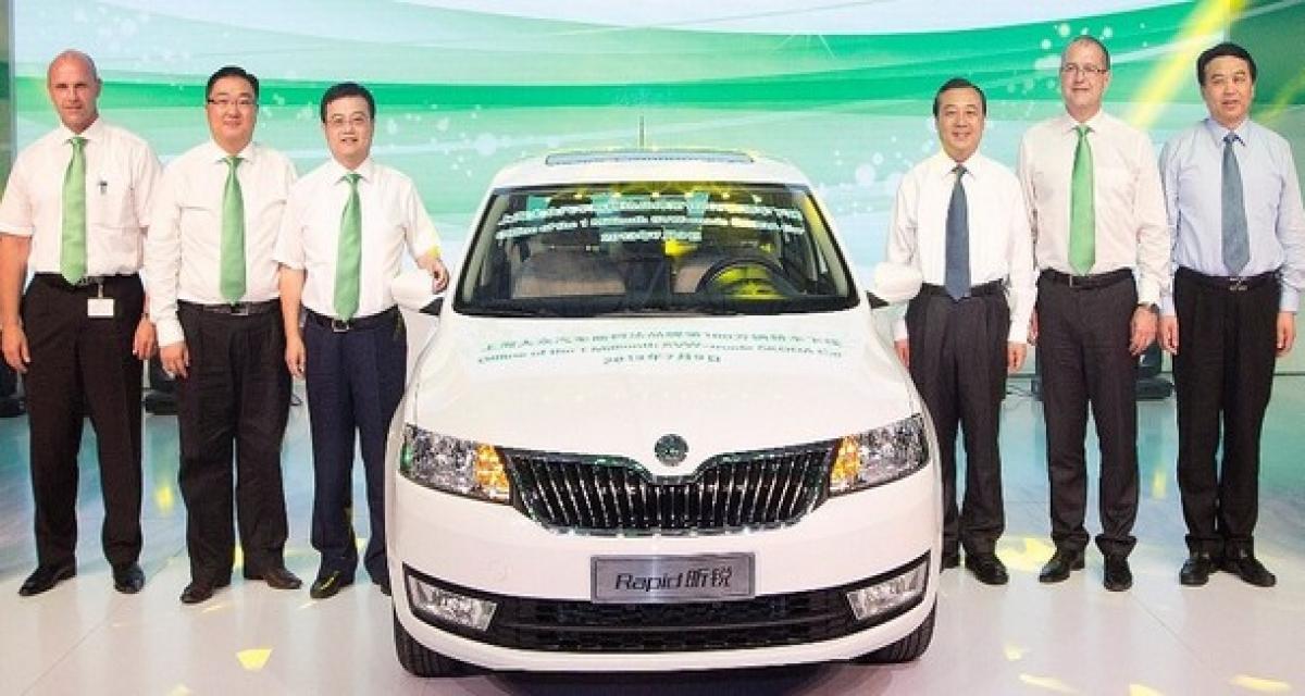Škoda fête sa millionième voiture chinoise