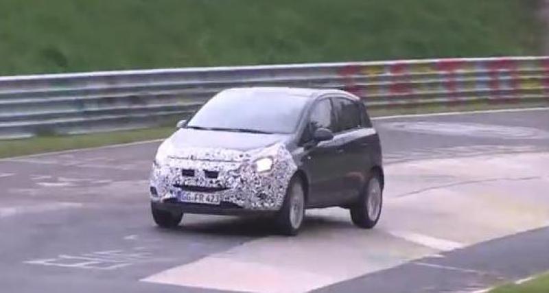  - Spyshot : Opel Corsa au Nürburgring (vidéo)