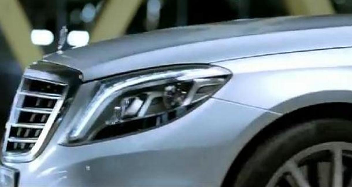 Francfort 2013 : un teaser pour la Mercedes S63 AMG (vidéo)
