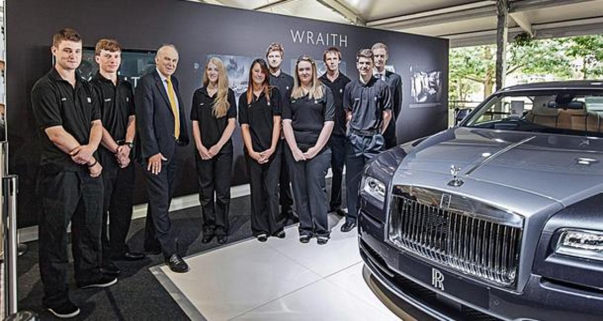 Rolls-Royce embauche pour accompagner la Wraith