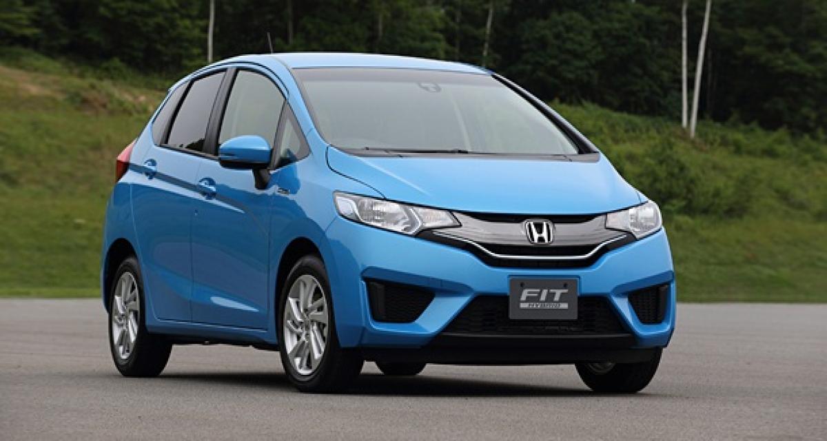 2,75 l/100km pour la Honda Fit/Jazz Hybrid