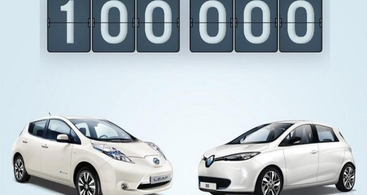 100 000 VE de l'Alliance Renault/Nissan dans la nature