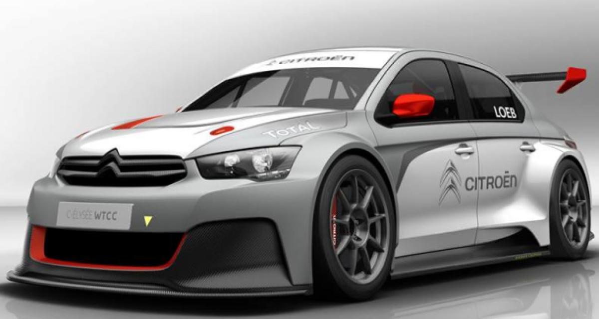 WTCC 2014 : Citroën dévoile la C-Elysée de Sébastien Loeb