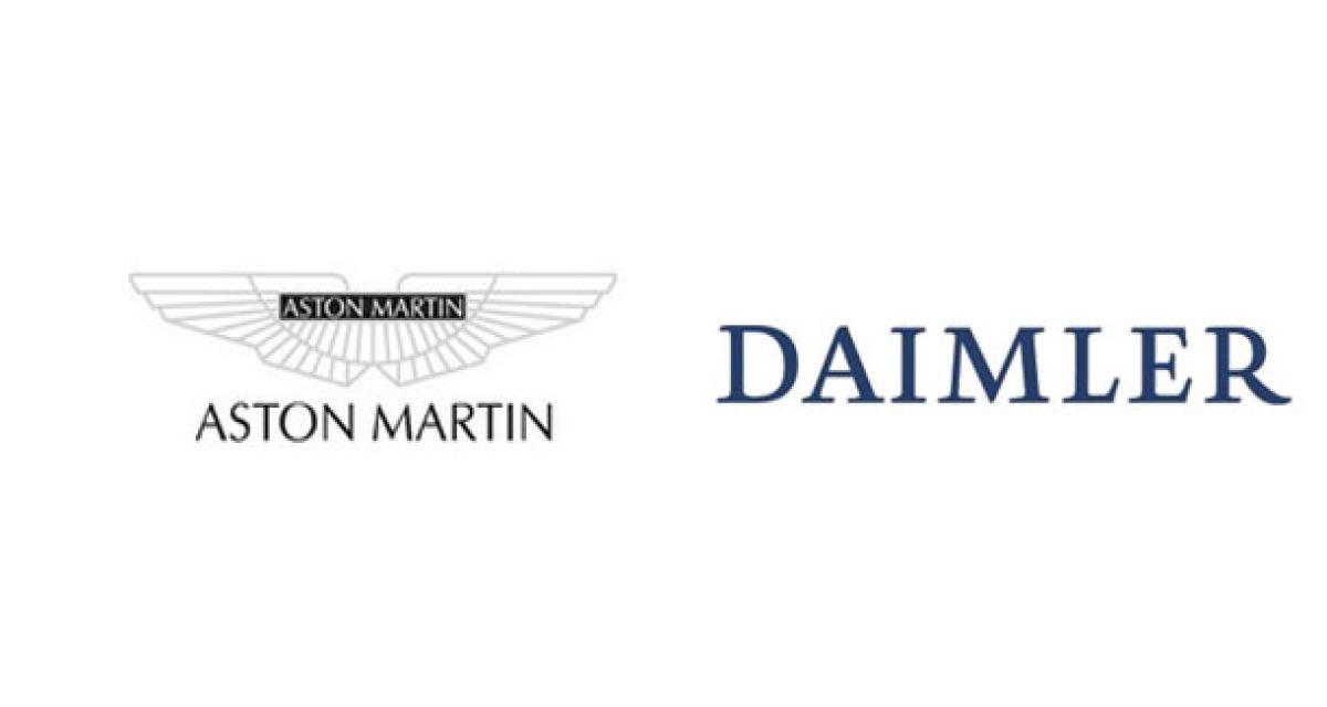 Coopération entre Aston Martin et Daimler, c'est officiel