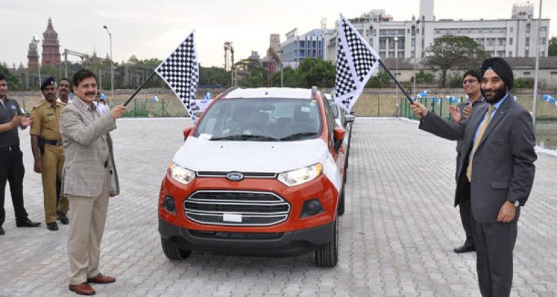  - Ford débute l'exportation de l'Ecosport depuis l'Inde 