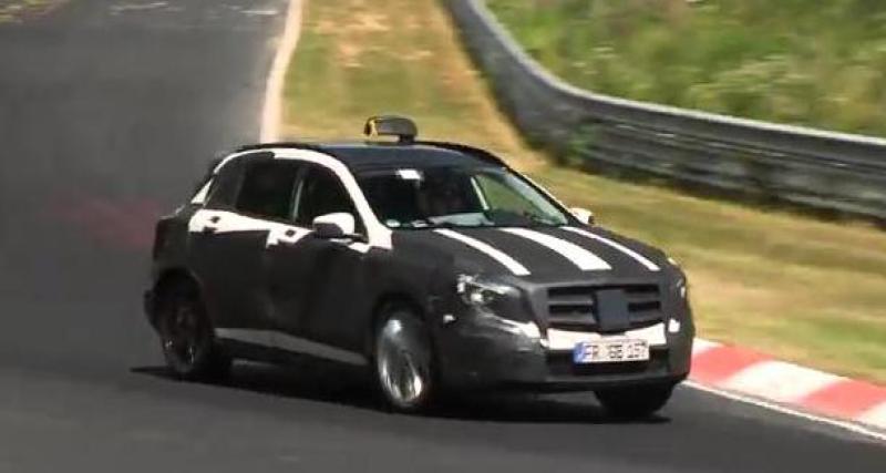  - Spyshot : Mercedes GLA taxi au Nürburgring (vidéo)