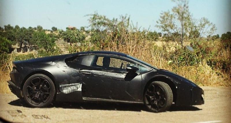 - Spyshots : La Lamborghini Cabrera en balade