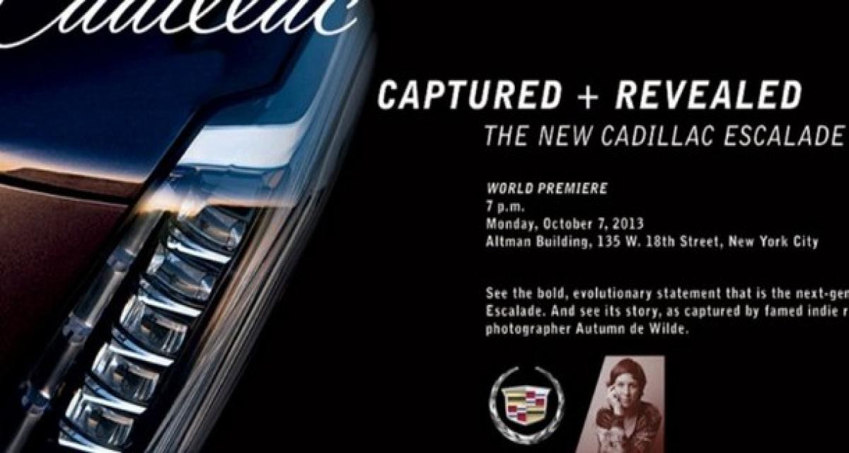 Cadillac Escalade : une date de présentation