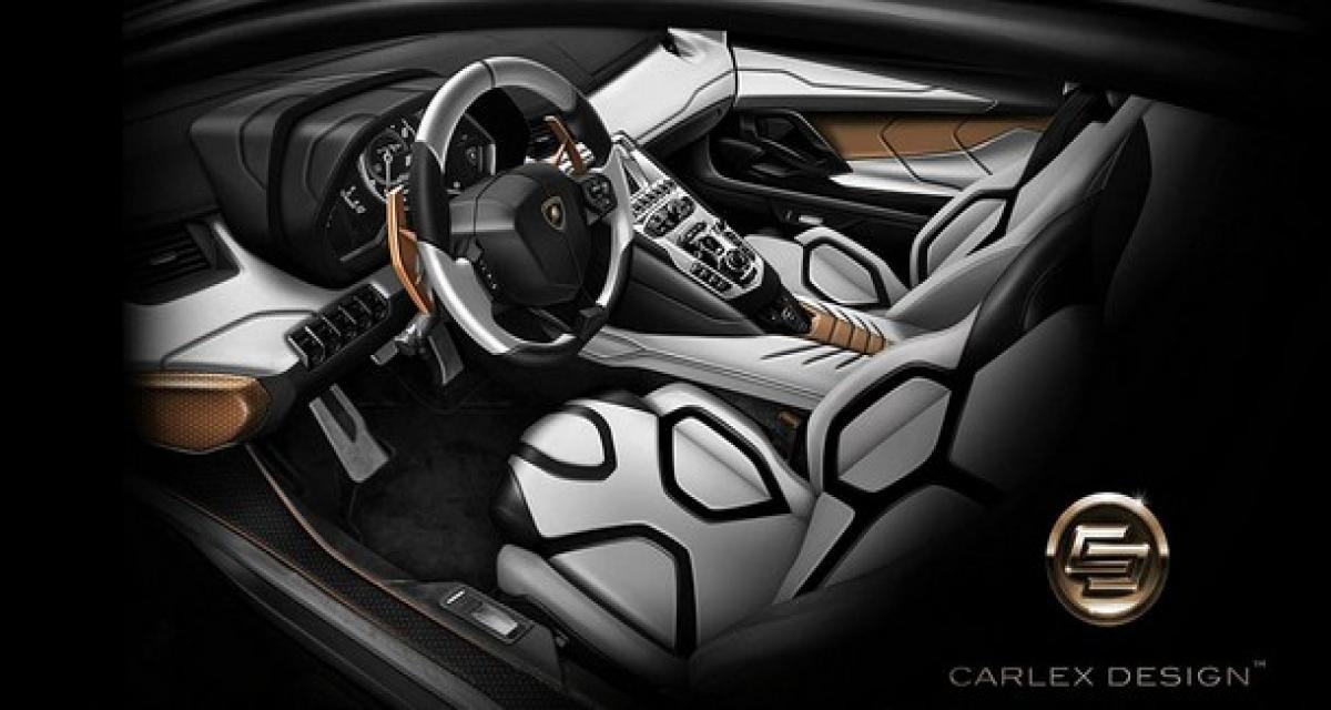 Carlex Design croque l'habitacle d'une Aventador