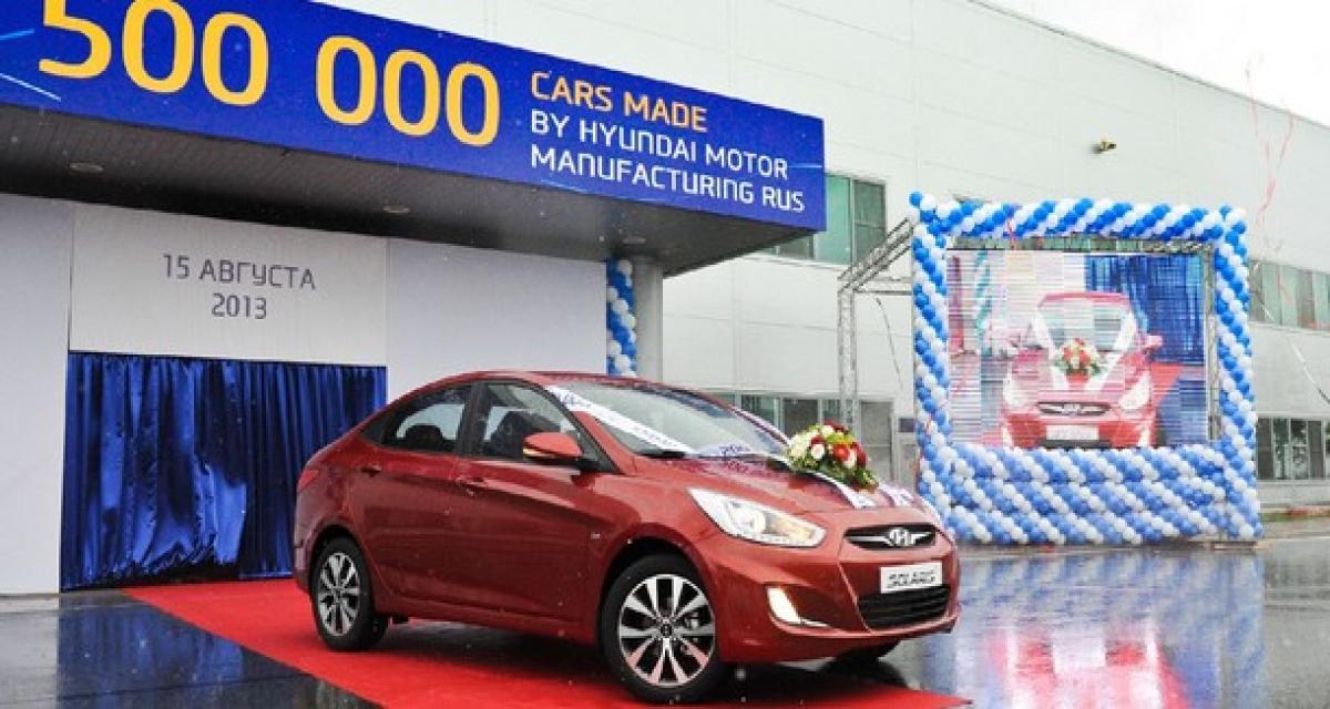 Hyundai Russie: 500 000 voitures en 2 ans
