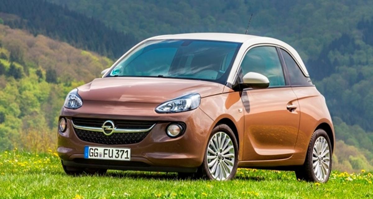 L'Opel ADAM disponible avec du GPL