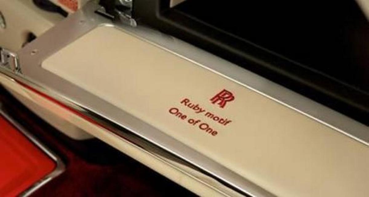 Rolls-Royce Phantom Ruby : moyen-orientale
