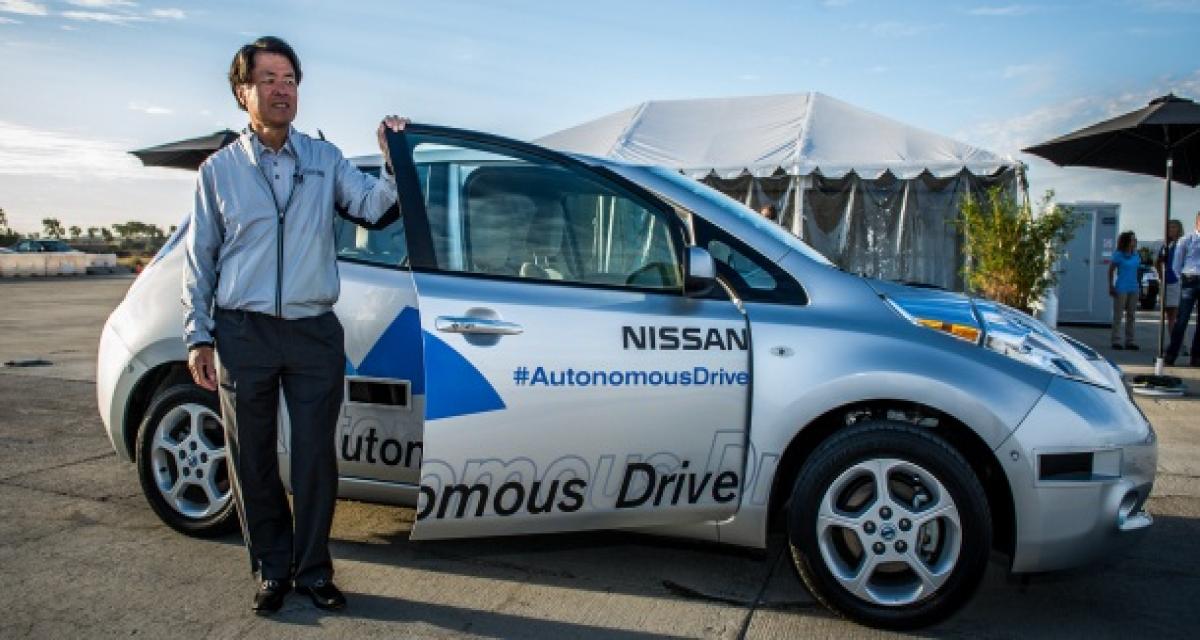 Nissan : la voiture sans chauffeur pour 2020